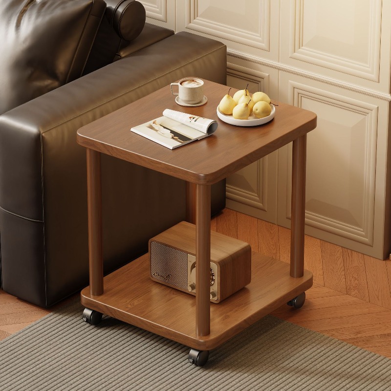 Desk Setup Minimalist - โต๊ะเล็ก โต๊ะข้างโซฟาแบบถอดได้ โต๊ะกาแฟขนาดเล็กสำหรับบ้านเช่า โต๊ะสี่เหลี่ยมเล็กเรียบง่ายสำหรับห้องนั่งเล่น ชั้นวาง