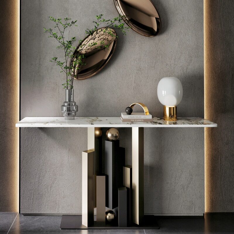 โต๊ะคอนโซล Glamour Delicacy เฟ - Desk Setup Minimalist บทวิจารณ์และราคา