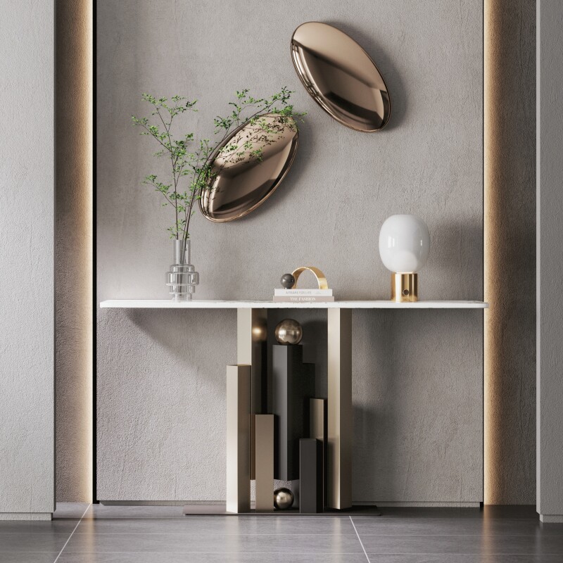 โต๊ะคอนโซล Glamour Delicacy เฟ - Desk Setup Minimalist บทวิจารณ์และราคา