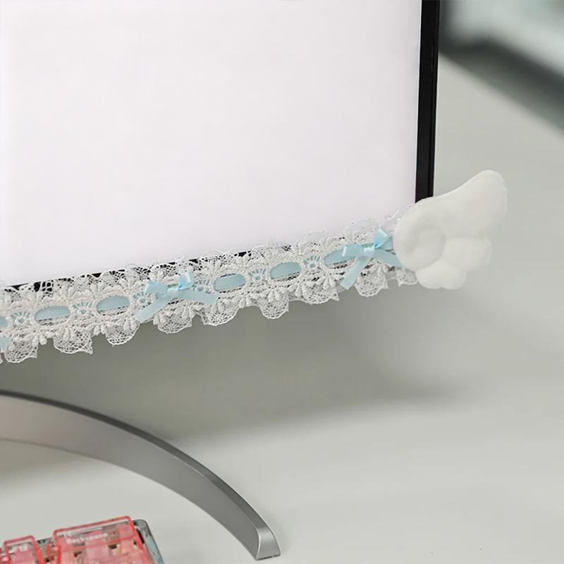 ขอบจอคอมพิวเตอร์ลายลูกไม้สีสัน - Setup Desk Monitor บทวิจารณ์และราคา