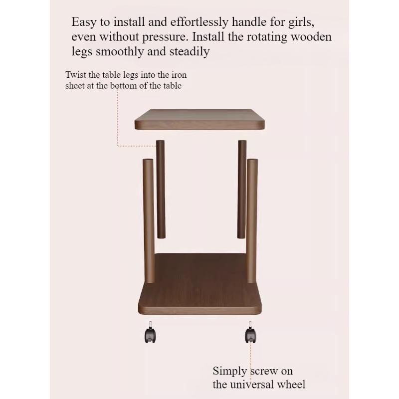 โต๊ะเล็ก โต๊ะข้างโซฟาแบบถอดได้ - Desk Setup Minimalist บทวิจารณ์และราคา