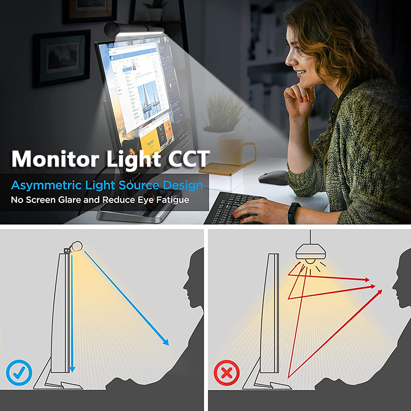 โคมไฟตั้งโต๊ะ RGB ขนาด 40 ซม.  - Desk Setup Lamp บทวิจารณ์และราคา